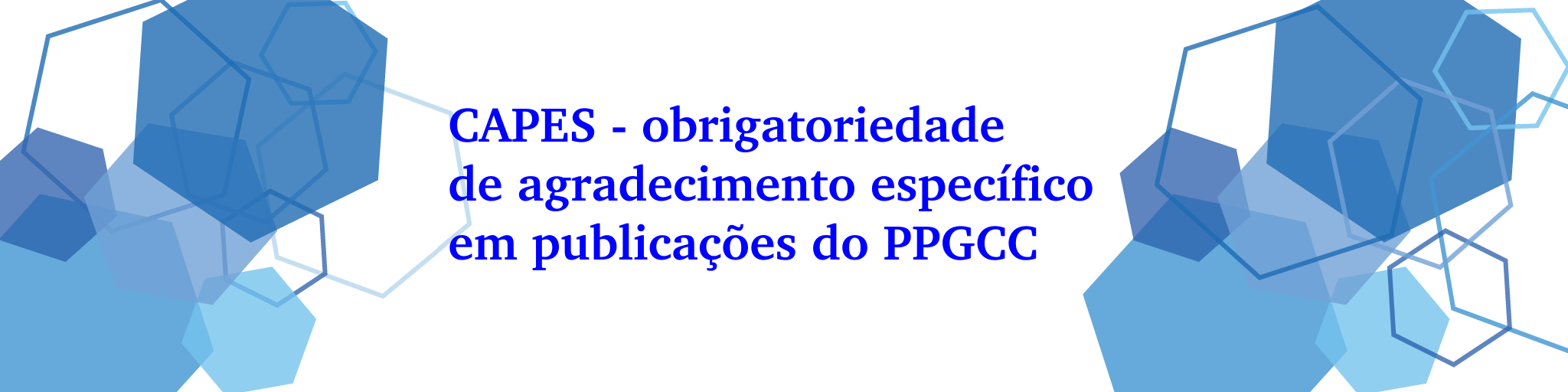 Obrigatoriedade da indicação de agradecimento à CAPES